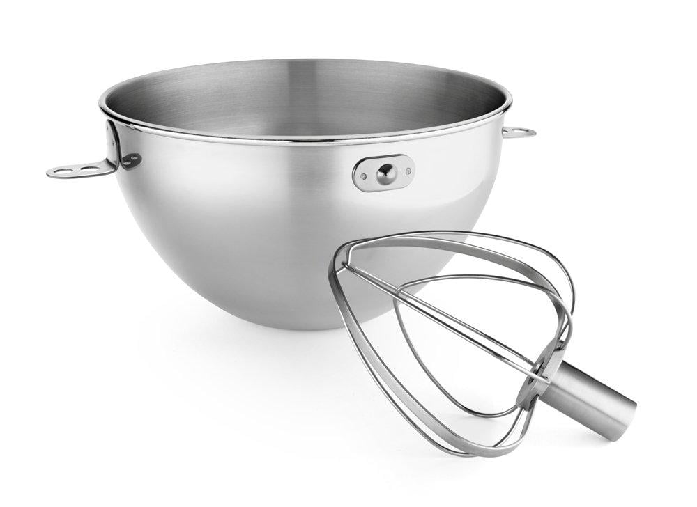 KitchenAid KN3CW 3-Qt. Stainless Steel Bowl & Combi-Whip - Fits