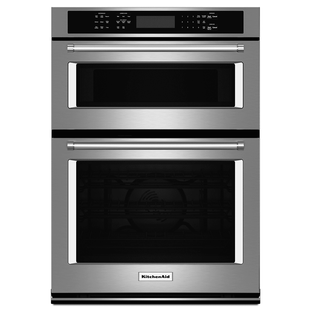 KitchenAid KOCE507ESS 27 inch Stainless Convection Wall Oven / Microwave Combo