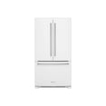 thumbnail image 1 of KitchenAid KRFF305EWH - Refrigerator/freezer - french door bottom freezer with water dispenser - width: 35.9 in - depth: 35.5 in - height: 70.1 in - 25.2 cu. ft - white, 1 of 5