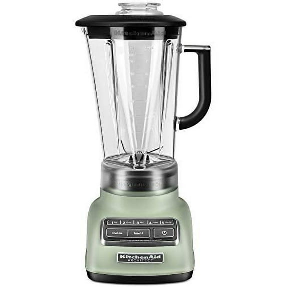 KitchenAid KSB1575API 5-Speed Diamond Blender with 60-Ounce BPA-Free Pitcher Architect Series, Matte Pistachio Green