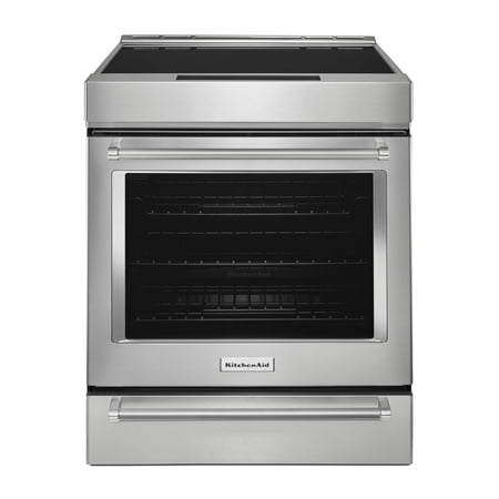 Kitchenaid KSIB900ESS 30-Inch 4-Element Induction Slide-In Convection Range