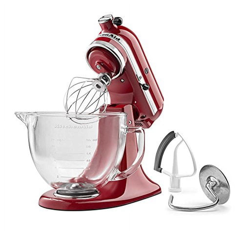 KitchenAid KSM105GBCER 5Qt. TiltHead Stand Mixer Empire Red (Used