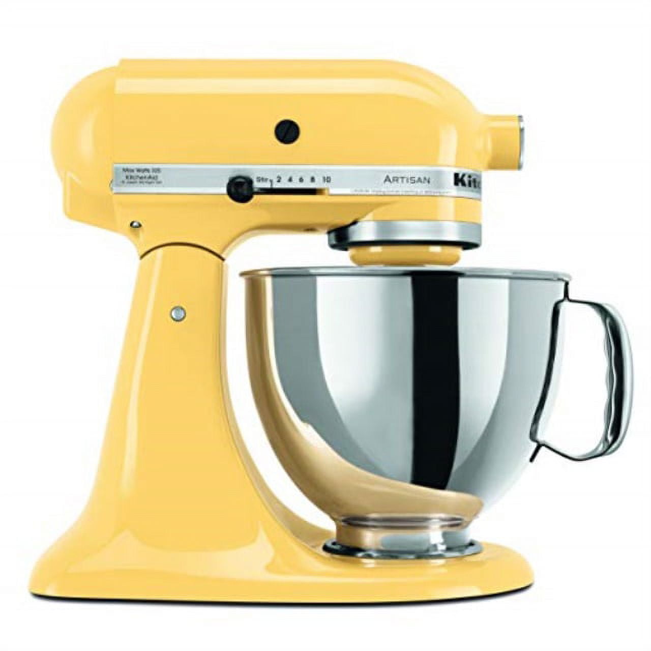  KitchenAid Artisan Series 5 Quart Tilt Head Stand Mixer with  Pouring Shield KSM150PS, Majestic Yellow: Electric Stand Mixers: Home &  Kitchen