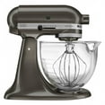 thumbnail image 1 of KitchenAid KSM155GBTD Artisan Design Series 5 Quart Tilt-Head Stand Mixer with Glass Bowl, Truffle Dust, 1 of 3
