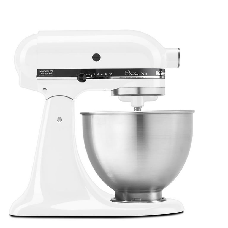 KitchenAid 4.5-Quart Classic Tilt-Head Stand Mixer, White