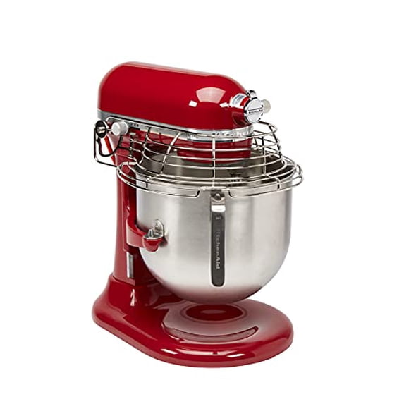 KitchenAid KSMC895ER 8-Quart Commercial Countertop Mixer with Bowl-Guard, 10-Speed, Gear-Driven, Empire Red