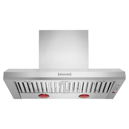 KitchenAid - 48" Externally Vented Range Hood - Stainless steel