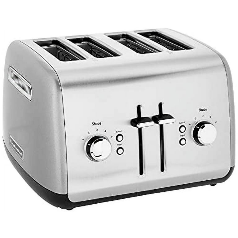 KitchenAid Kmt4115cu 4-Slice Toaster, Contour Silver (Used) 