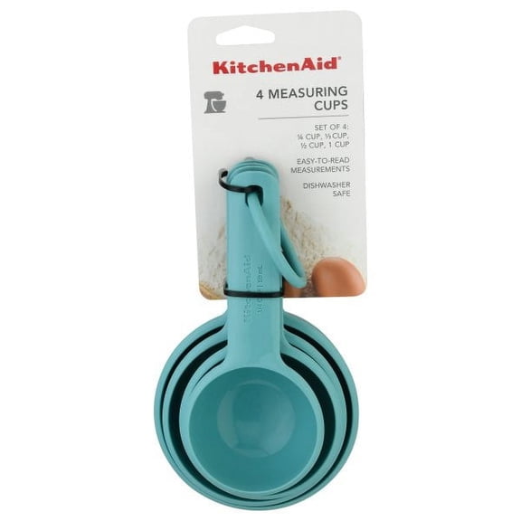 KitchenAid Measuring Cups, Set Of 4, Aqua Sky