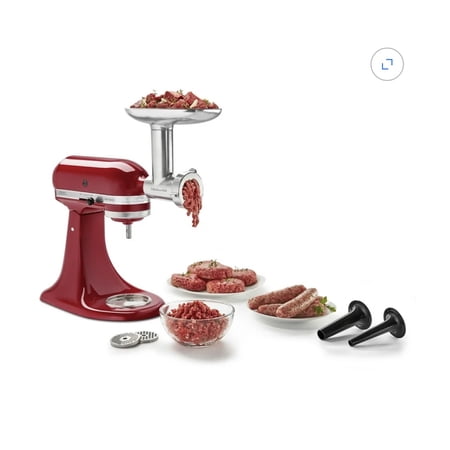 KitchenAid Metal Food Grinder Attachment, KSMMGA