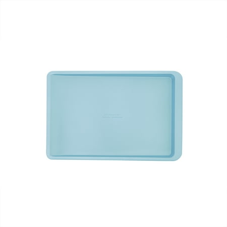 KitchenAid Aluminized Steel Nonstick 10x15-inch Baking Pan and Cookie Sheet Slider, Mineral Water Blue
