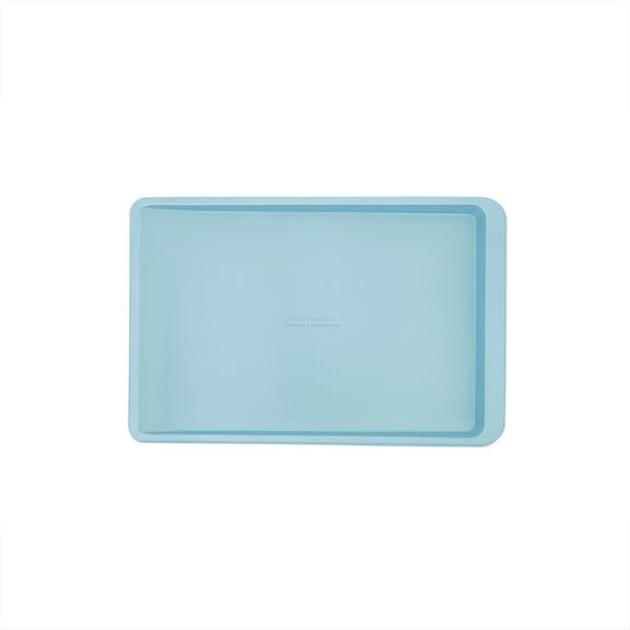 KitchenAid Aluminized Steel Nonstick 10x15-inch Baking Pan and Cookie Sheet Slider, Mineral Water Blue