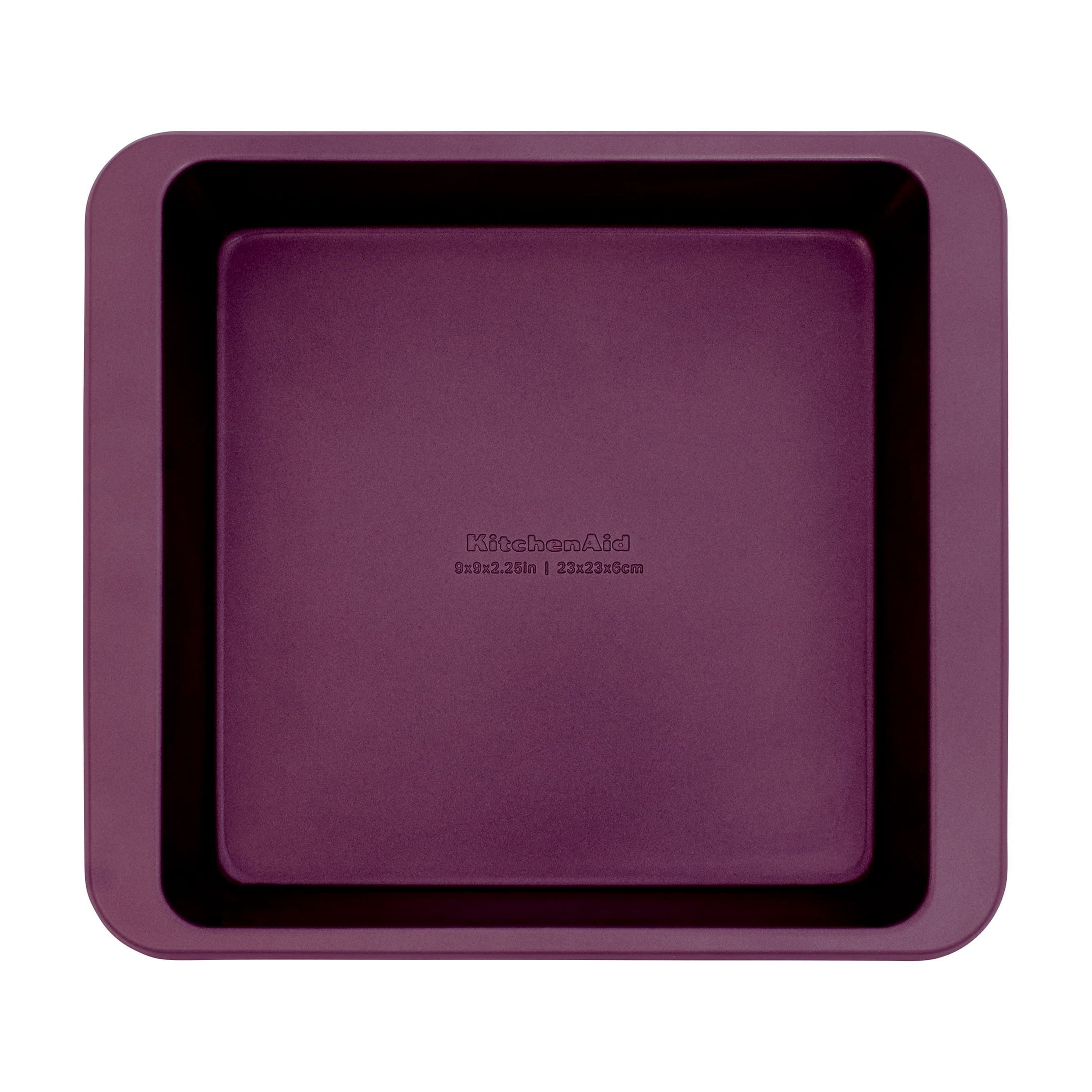 KitchenAid Aluminized Steel Nonstick 9-inch Square Cake Pan and Baking Dish, Beetroot Purple