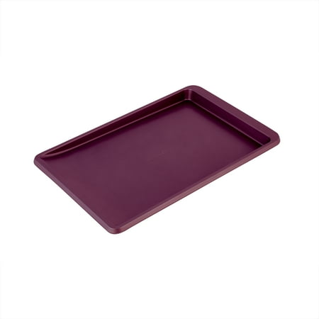 KitchenAid Aluminized Steel Nonstick 10x15-inch Baking Pan and Cookie Sheet Slider, Beetroot Purple