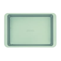 KitchenAid Aluminized Steel Nonstick 9x13-inch Sheet Cake Pan and Baking Dish, Pistachio Green