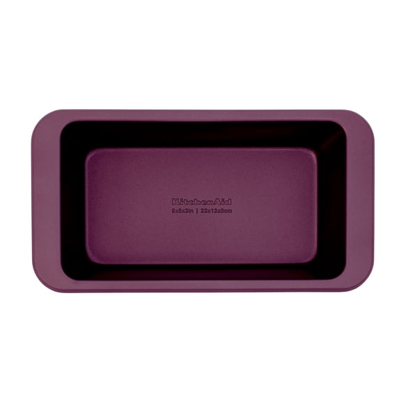 KitchenAid Nonstick Aluminized Steel Nonstick 9x5-inch Bread Loaf Pan, Beetroot Purple