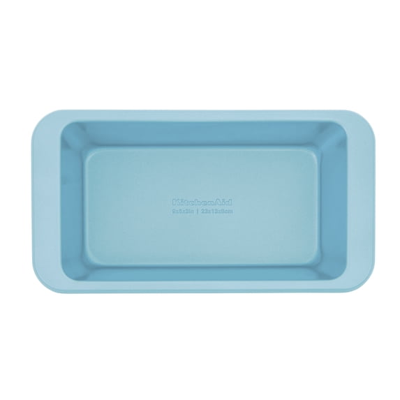 KitchenAid Nonstick Aluminized Steel Nonstick 9x5-inch Bread Loaf Pan, Mineral Water Blue