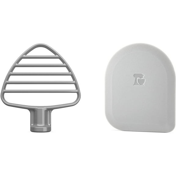 KitchenAid Metal Pastry Beater for KitchenAid Tilt Head Stand Mixers, Silver