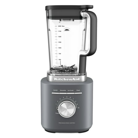KitchenAid 68 oz Pure Power Blender, 1700 Watt Peak Power*, Matte Charcoal Grey