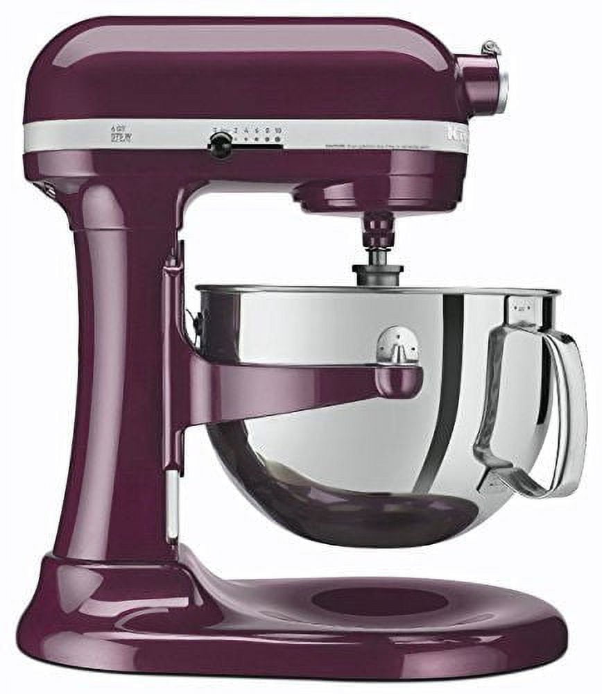 KitchenAid R-KP26M1XBY PROFESSIONAL 600 STAND MIXER 6 QUART 10-SPEED  Boysenberry (Certified Used) 