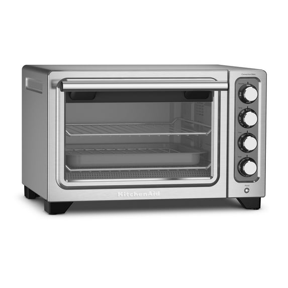 Restored KitchenAid RKCO253CU 12-Inch Compact Convection Countertop Oven - Contour Silver (Refurbished)