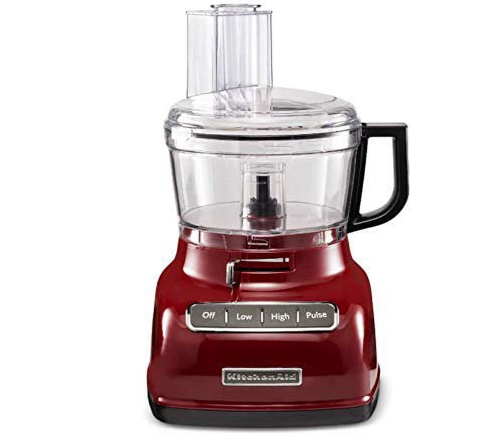 KitchenAid RKFP0711GC 7Cup Food Processor Gloss Cinnamon Dark Red