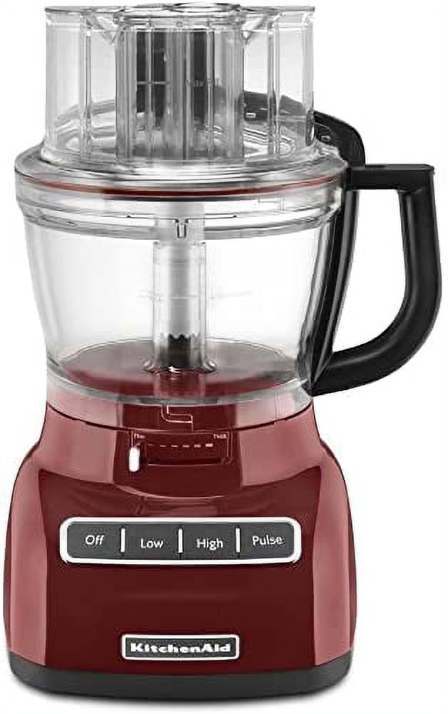 KitchenAid RKFP0711GC 7Cup Food Processor Gloss Cinnamon Dark Red