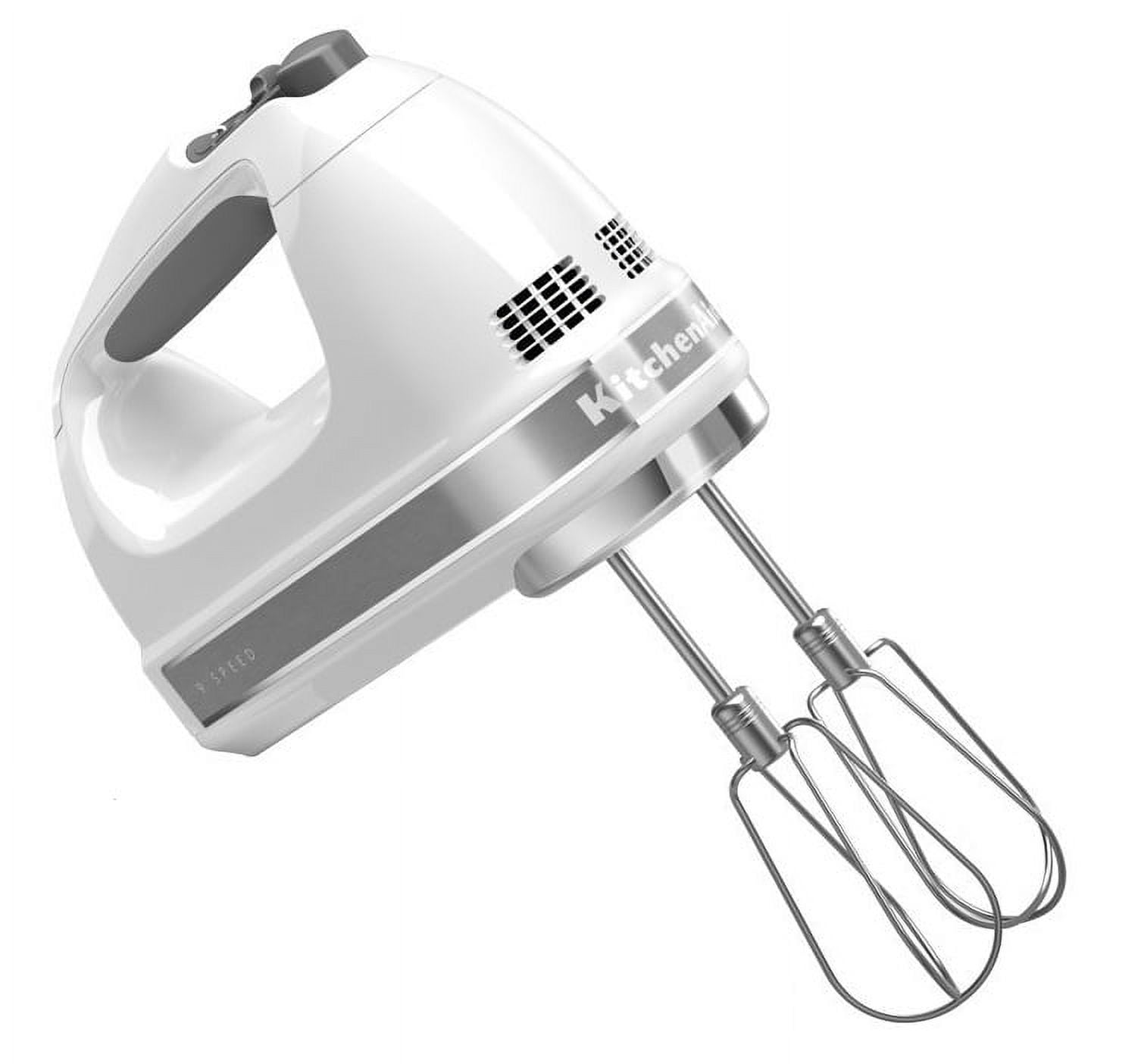 KitchenAid 9-Speed Hand Mixer, White