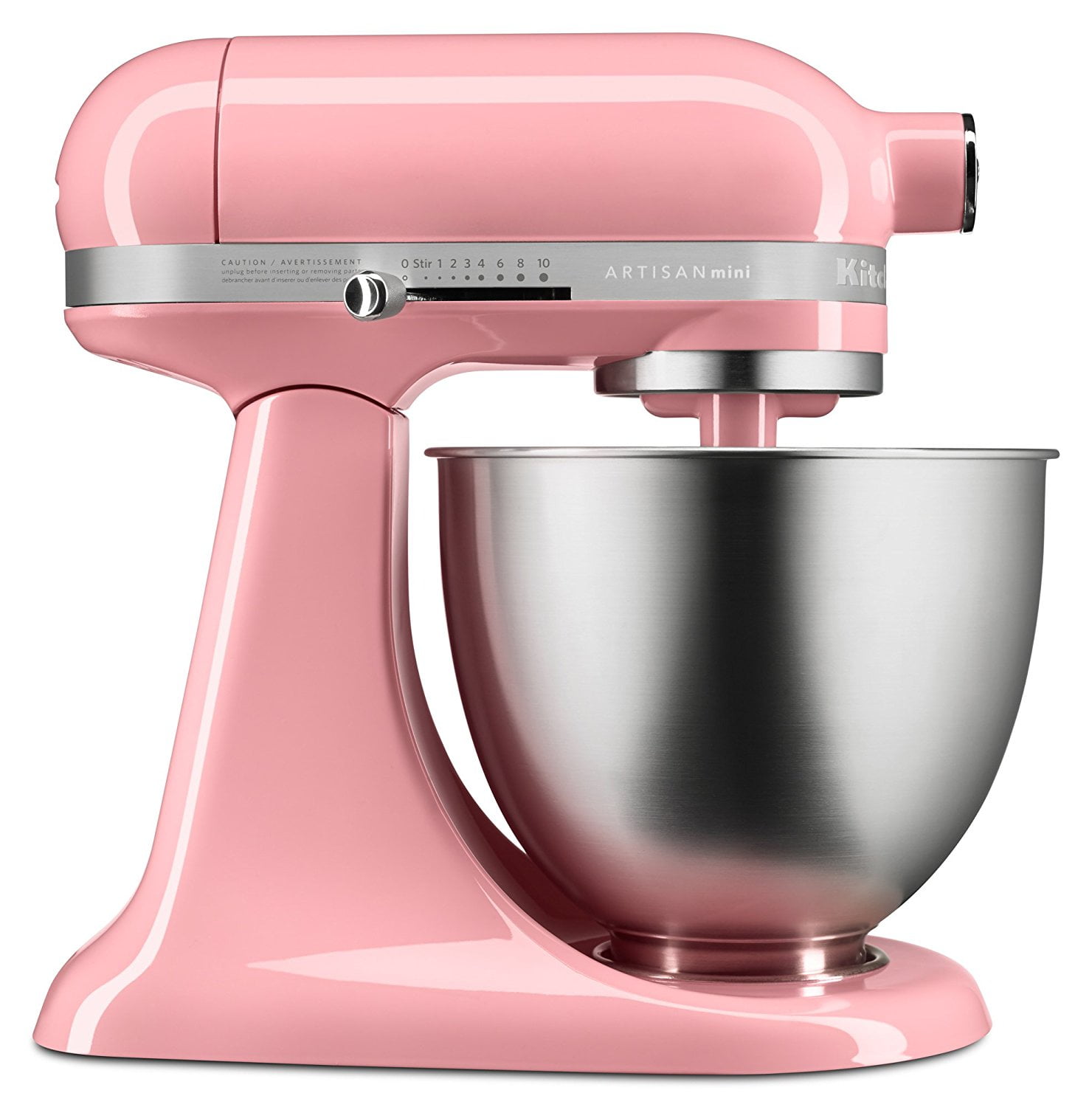 Restored KitchenAid RKSM3311XGU Mini Series Tilt-Head Stand Mixer, 3.5 quart, Guava Glaze (Refurbished)