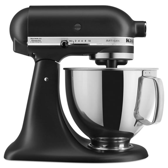 Open Box KitchenAid RRK150BM 5 Qt. Artisan Series - Black Matte