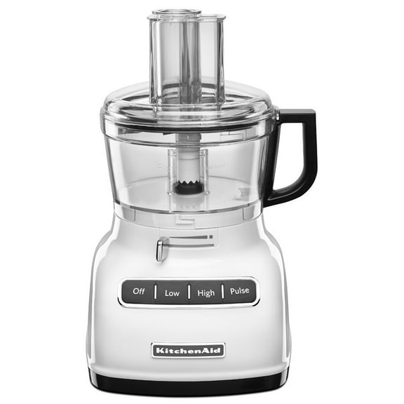 Restored KitchenAid RRKFP0722WH 7-Cup Food Processor with Exact Slice System - White (Refurbished)