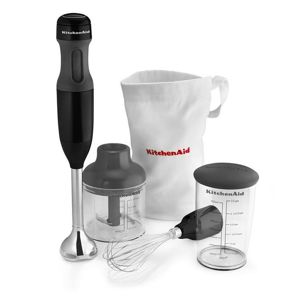 Restored KitchenAid RRKHB2351OB 3-Speed Hand Blender - Onyx Black (Refurbished)