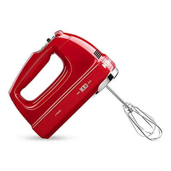 Restored KitchenAid RRKHM7SD 100 Year Limited Edition Queen of Hearts Hand Mixer, 7 Speed, Passion Red (Refurbished)