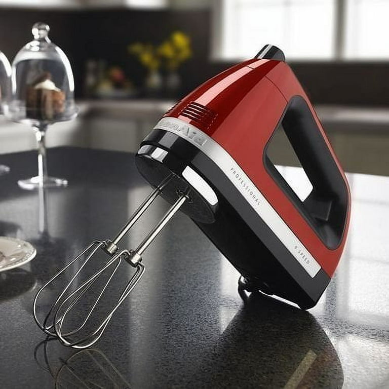 KitchenAid RRKHM9GC 9-Speed Hand Mixer Gloss Cinnamon-Dark Red (Certified  Used) 