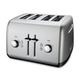 thumbnail image 1 of Restored KitchenAid RRKMT4115CU 4-Slice Toaster with Manual High-Lift Lever, Contour Silver (Refurbished), 1 of 1