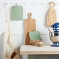 thumbnail image 1 of KitchenAid Ribbed Soft Silicone Pot Holder 2-Pack Set, Pistachio Green, 7"x9", 1 of 6