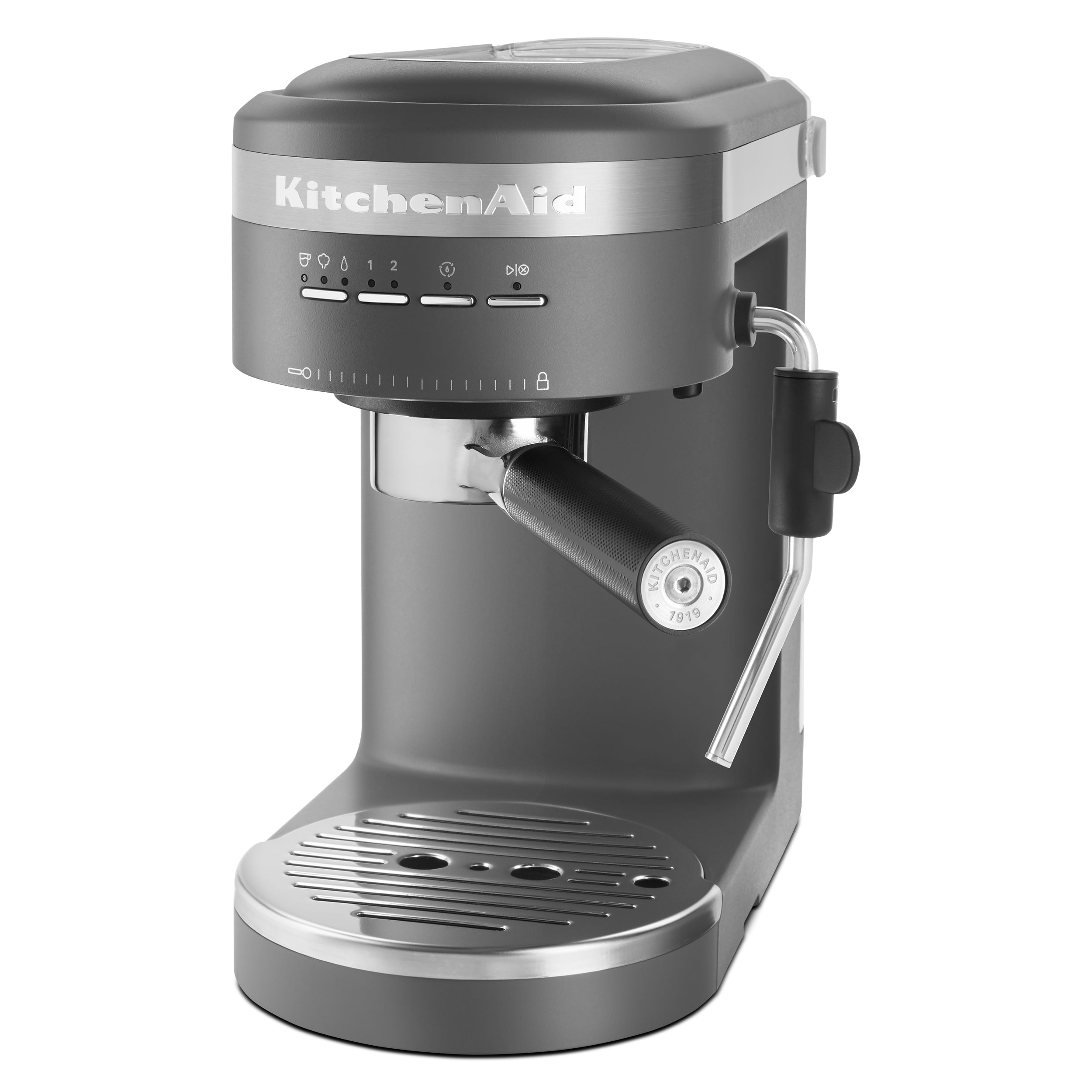 KitchenAid Semi-Automatic Espresso Machine, Charcoal Grey, KES6403