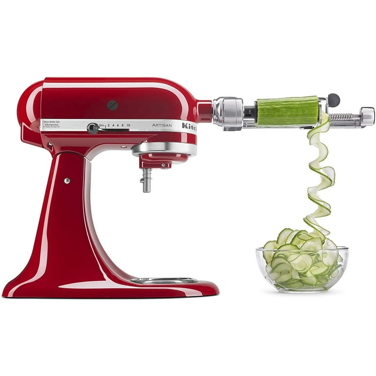 KitchenAid Spiralizer with Peel, Core and Slice - Ksm1apc, Silver