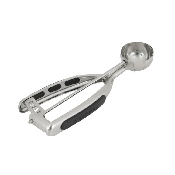 KitchenAid Stainless Steel 1.5 Tbsp Cookie Dough Scoop with Trigger, Black