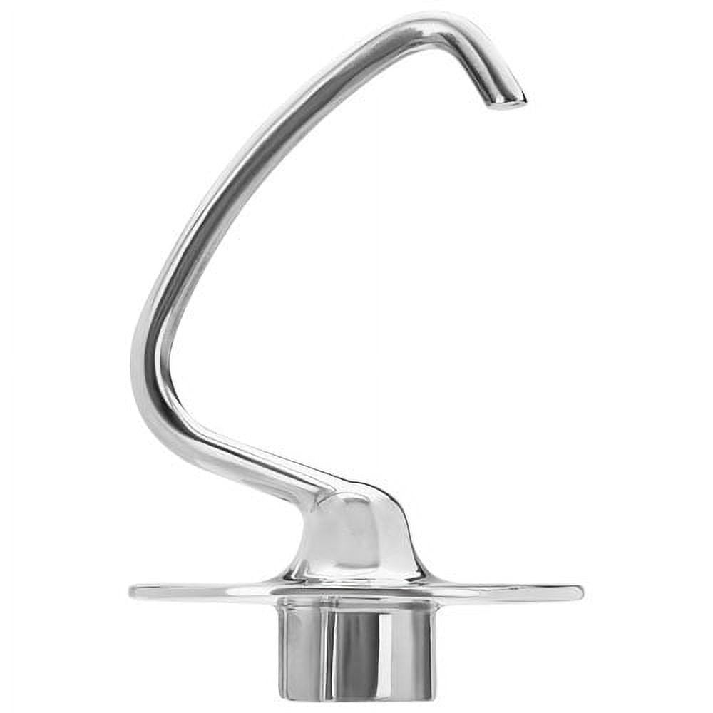  Polished Stainless Steel Dough Hook and 6-Wire Whip Whisk  Attachment for Kitchenaid 4.5-5Qt Tilt-Head Stand Mixer, For Kitchenaid  Attachments for Stand Mixer by Focollk, Dishwasher Safe: Home & Kitchen