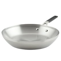 KitchenAid Stainless Steel Induction 12 inch Frying Pan, Brushed Stainless Steel