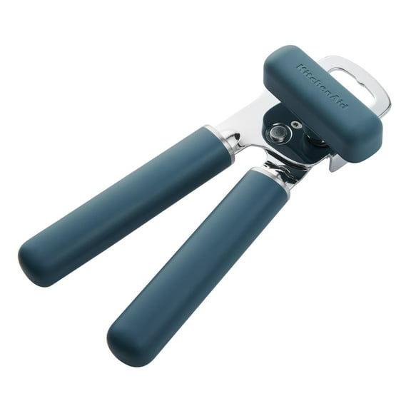 KitchenAid Stainless Steel Manual Can Opener with Bottle Opener and Ergonomic Grip, Agave