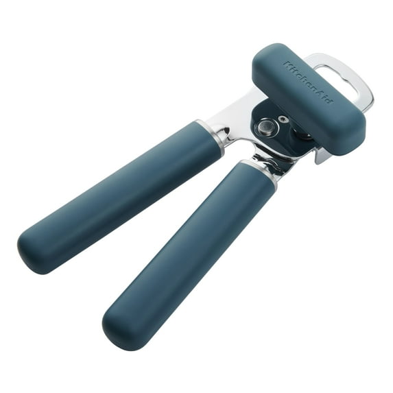 KitchenAid Stainless Steel Manual Can Opener with Bottle Opener and Ergonomic Grip, Agave