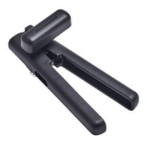 KitchenAid Stainless Steel Manual Can Opener with Locking Handles, Black