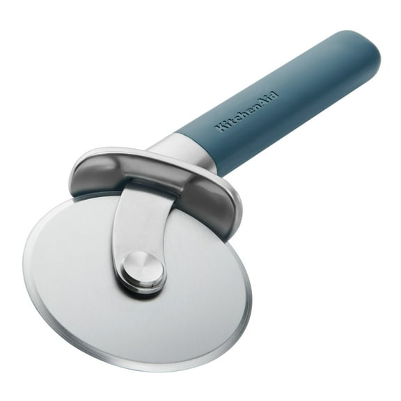 KitchenAid Stainless Steel Pizza Cutter Wheel with Finger Guard and Ergonomic Handle, Agave