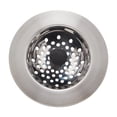thumbnail image 1 of KitchenAid Stainless Steel Kitchen Sink Strainer and Drain Catcher with Black Knob, 1 of 9