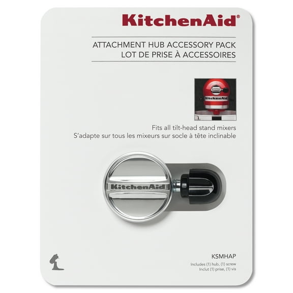KitchenAid Tilt-Head Stand Mixer Attachment Hub Accessory Pack, Stainless, KSMHAP