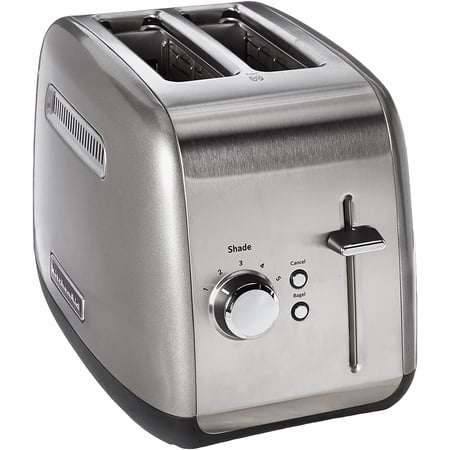 KitchenAid KMT2115CU Toaster with Manual High Lift Lever, Contour Silver