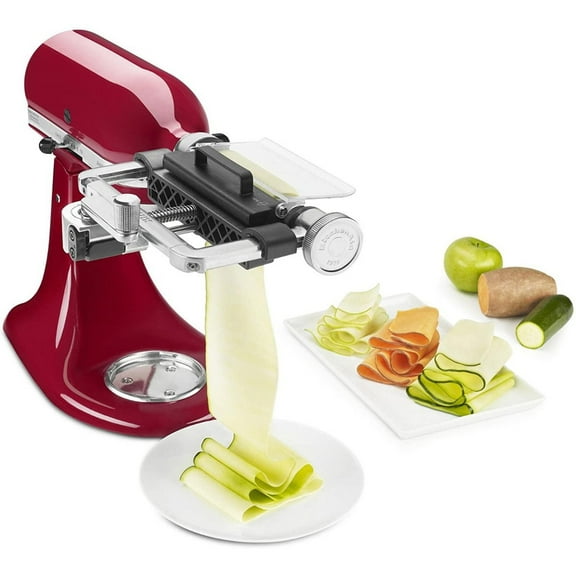 KitchenAid Vegetable Sheet Cutter Attachment with Noodle Blade, KSM2SCAZZBASE
