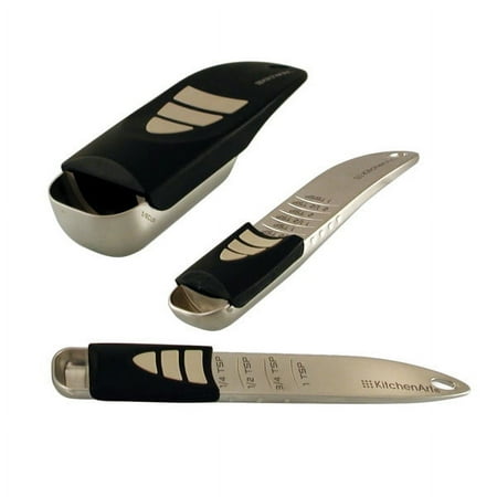 KitchenArt Cook's Pro Adjust-A-Measure Set, 3-Piece, Satin